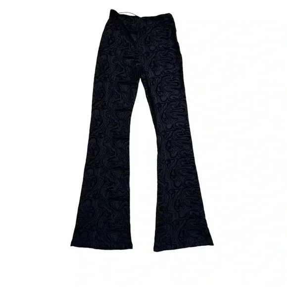 Outcast ASTRID PANT Velvet BLACK Fitted Flare, Size Large stretchy festival - Picture 8 of 13